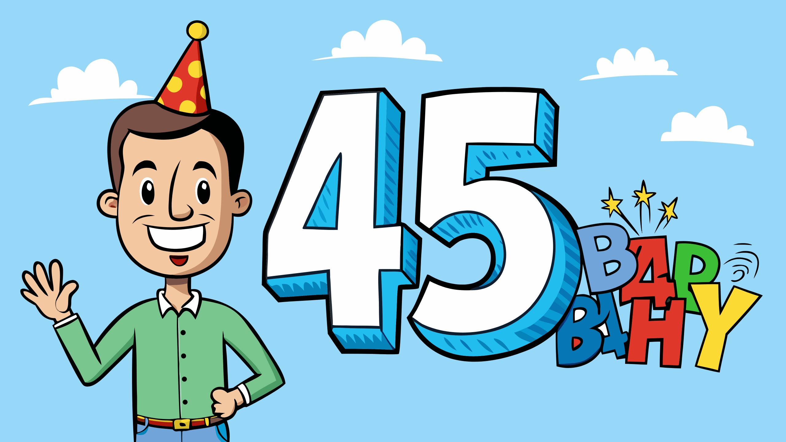 Поздравление с юбилеем 45 лет мужчине